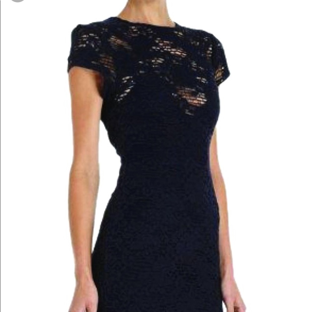 Lagence navy lace dress